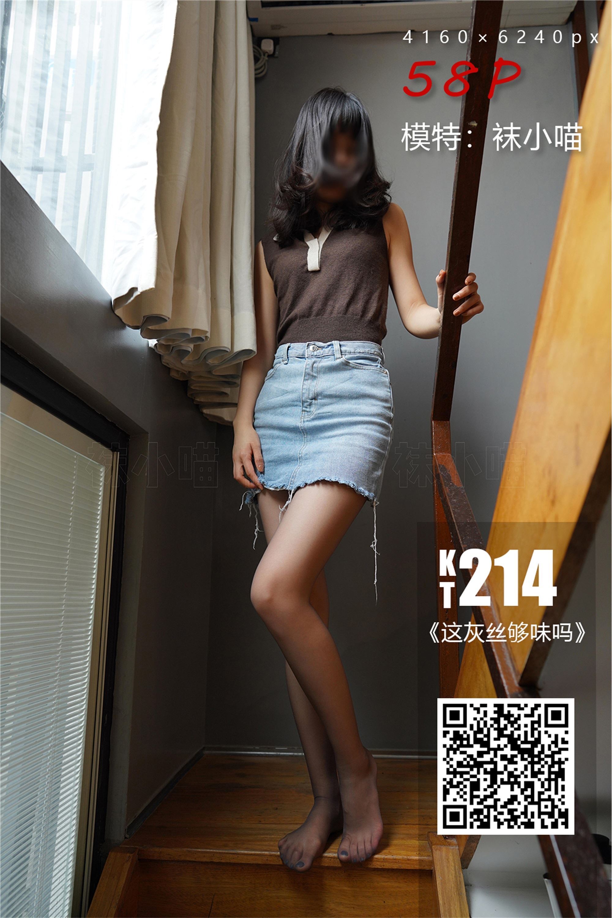 kittyWawa袜小喵  KT214 这灰丝够味吗